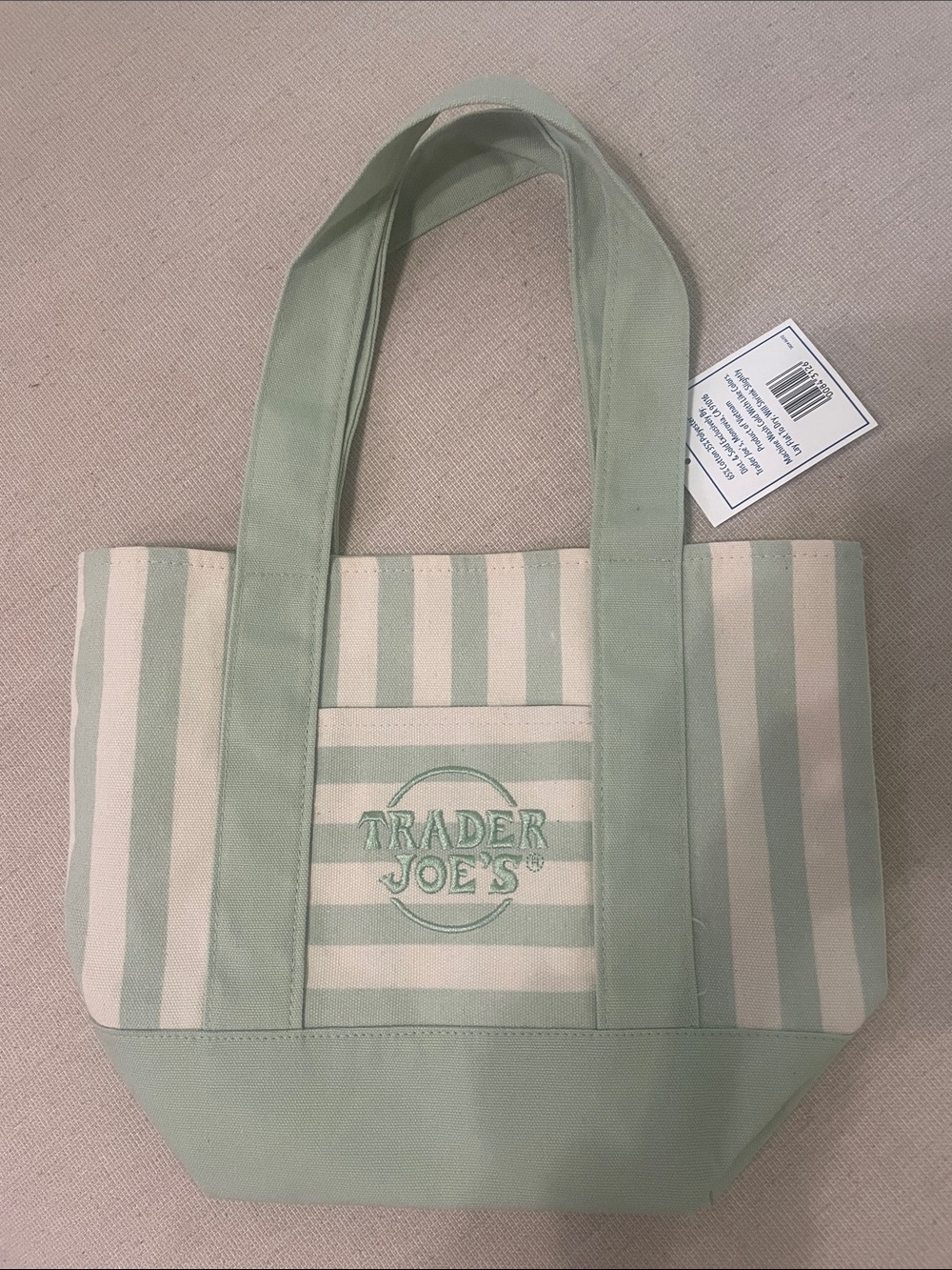 Trader Joe’s Mini Canvas Tote Bag